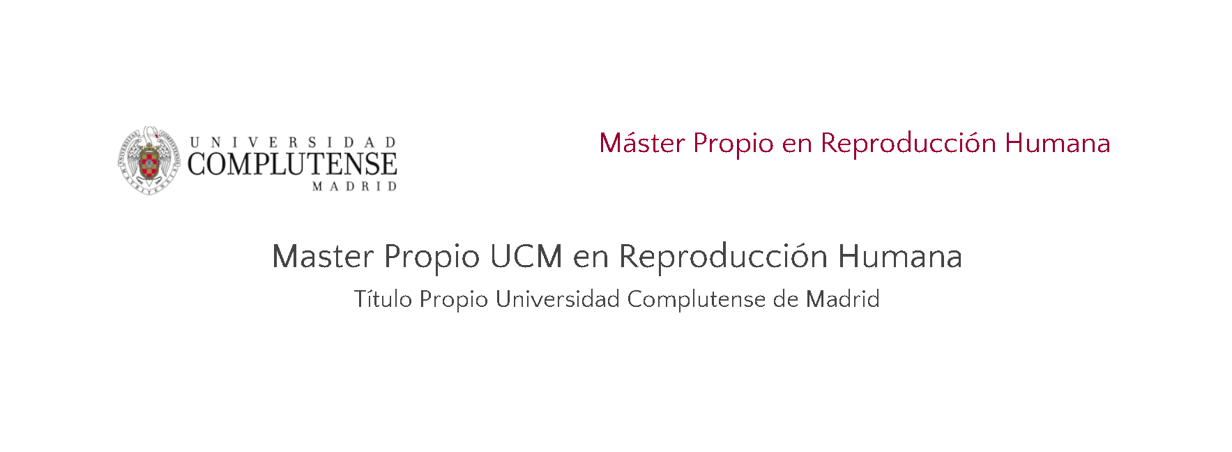 Master Propio UCM en Reproducción Humana