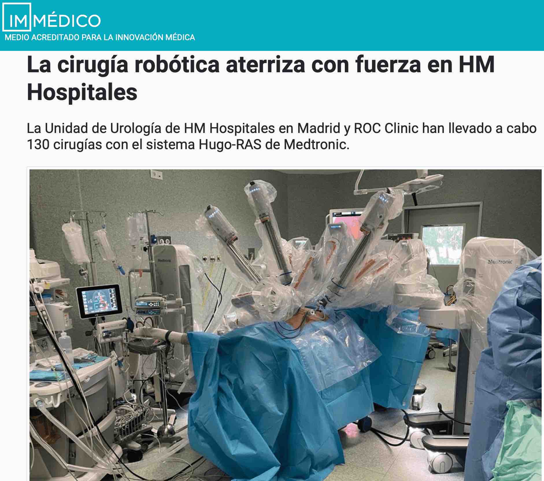 130 cirugías robóticas